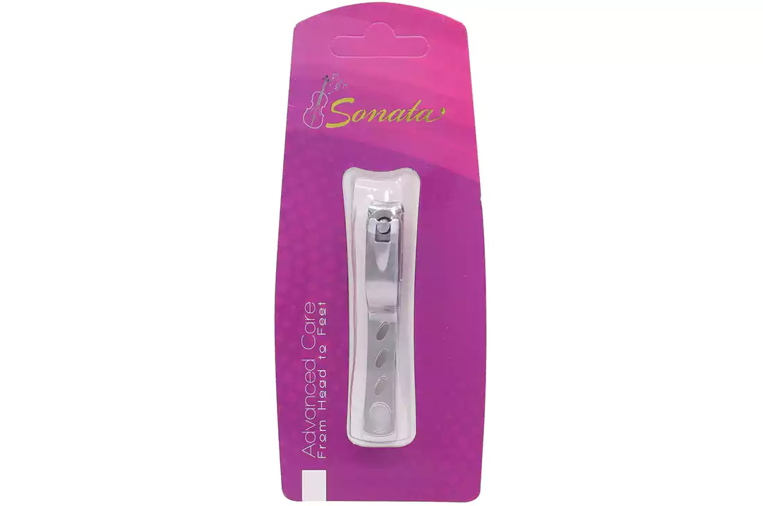 قصافة أظافر معدنية للكبار من سوناتا، مقلم ومشذب أظافر، فضي  88154