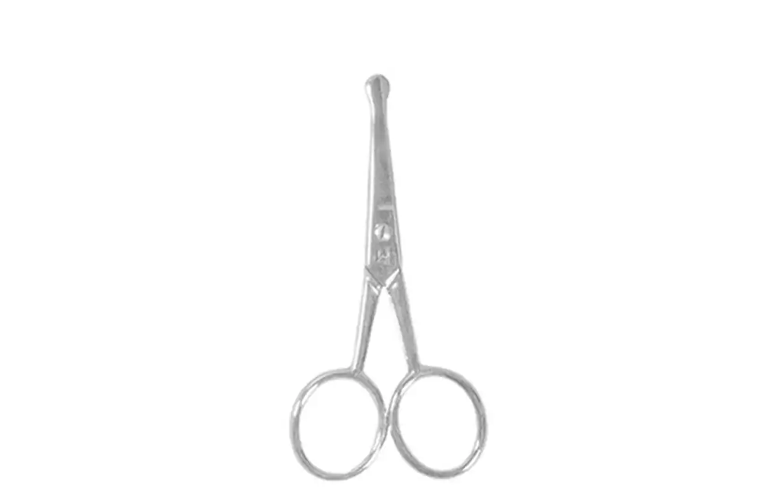 مقص الأظافر والجلد الزائد من تيتانيا، رفيع وصغير،  فضي 1050-14