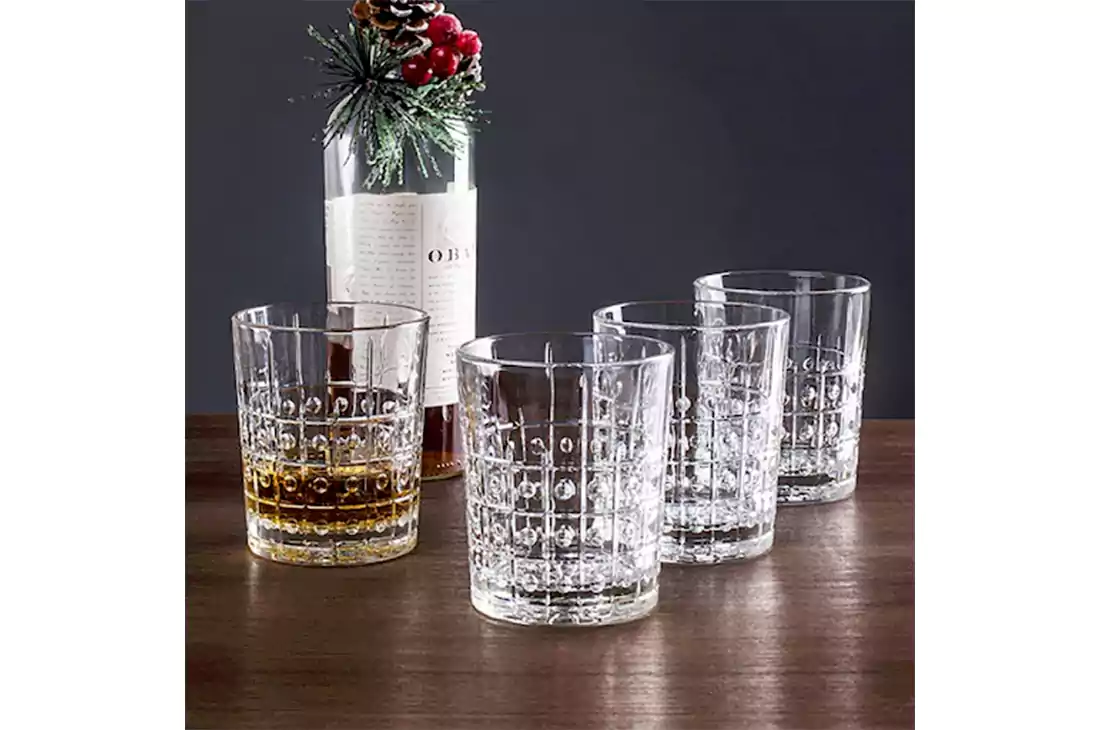 طقم أكواب عصير6  قطع أيست صغير شفاف سادة - CL30