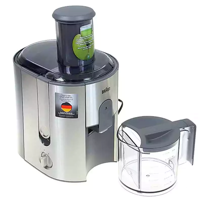 Braun Multi Speed Fruit & vegetables Juicer, 1.25 liter, 1000 watt, Stainless, J700