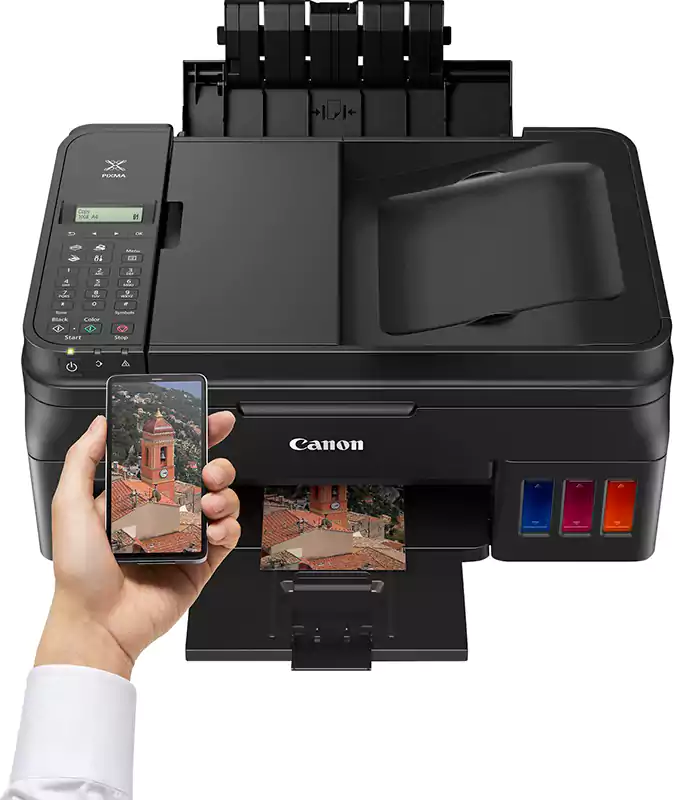 Canon Pixma G4411 Inkjet Printer (Print - Copy - Scan - Fax), Wi-Fi, Black