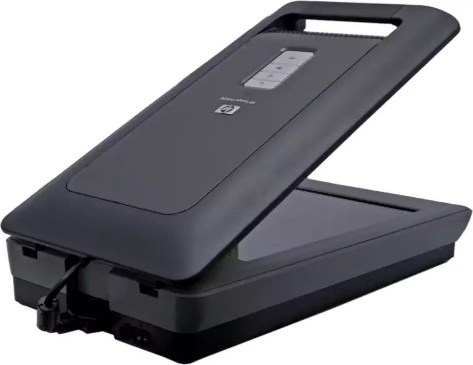 HP ScanJet G4050 Document And Photo Flatbed Scanner Black x Gray