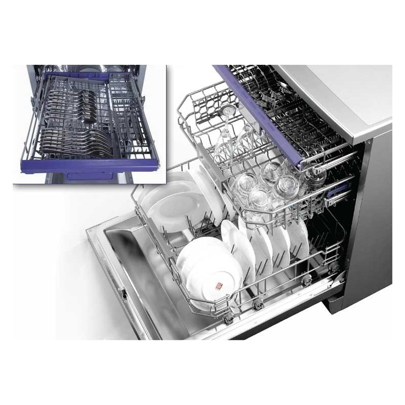 غسالة اطباق وايت ويل2+8 فرد سيلفرDW.P875 MS premium