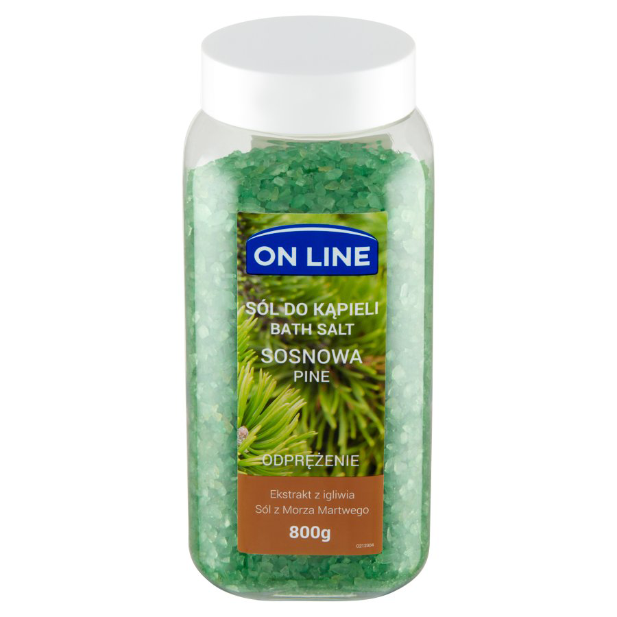 Pine Relaxing Bath Salt Green 800g