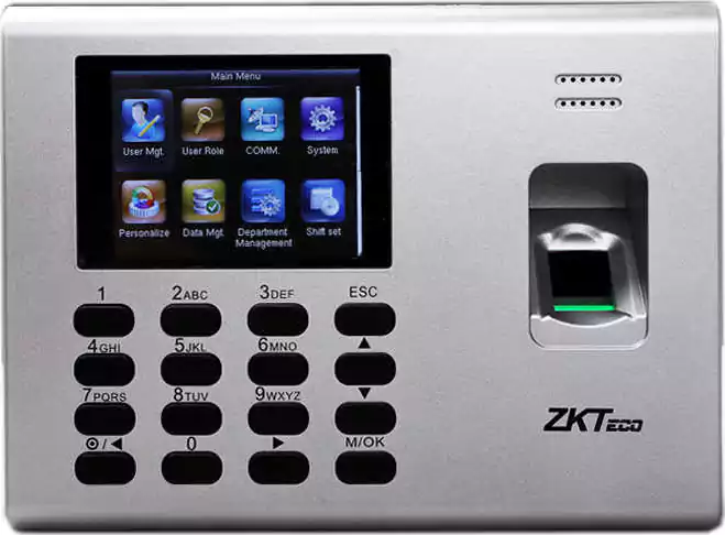 ماكينة تسجيل حضور وإنصراف بالبصمة ZKTECO K40 PRO