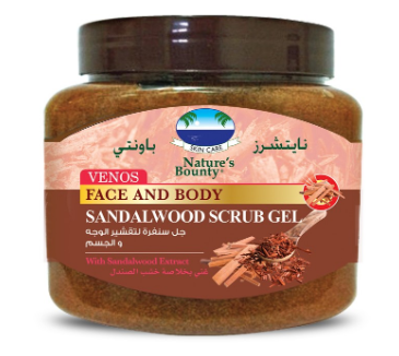Nature's Bounty Face & Body Scrub Sandalwood, 300ml.