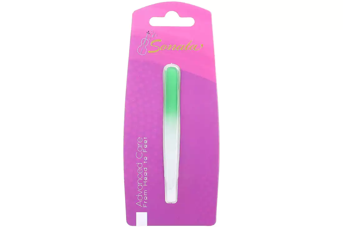 مبرد أظافر كريستال احترافي  من سوناتا، 2 وجه، أخضر 88308