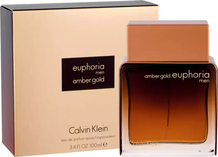 عطر يوفوريا آمبر غولد من كالفين كلاين للرجال او دي بارفان 100 مل