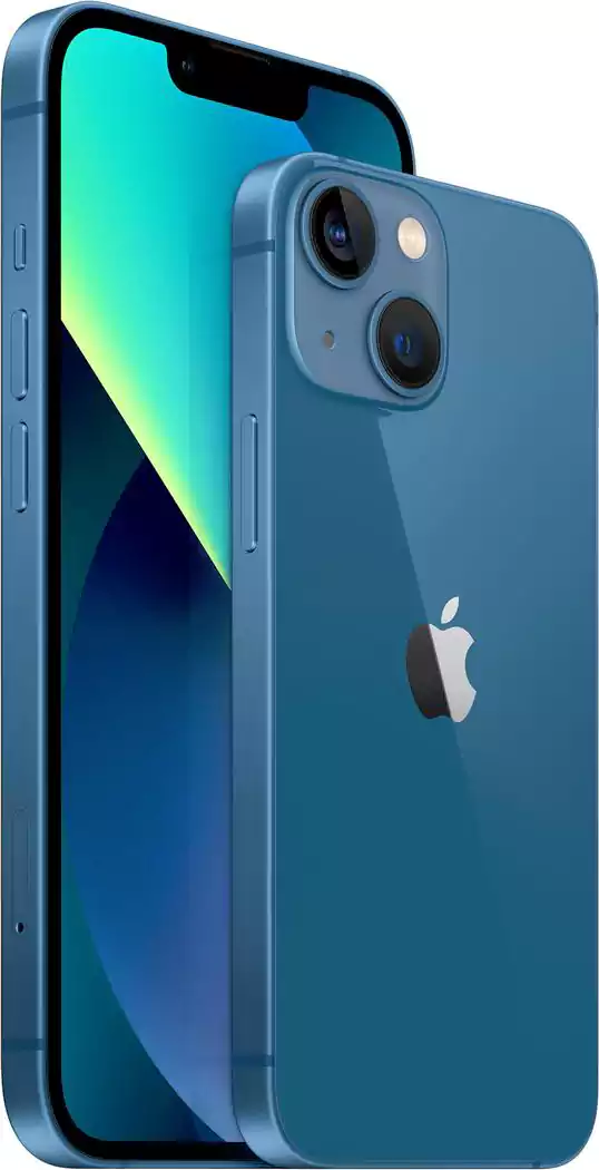 iPhone 13 Single SIM Mobile, 256GB Internal Memory, 4GB RAM, 5G LTE Network, ABM, Blue