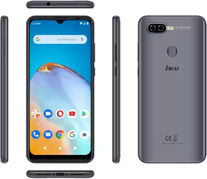 موبايل أي كيه يو A40، ثنائي الشريحة، ذاكرة داخلية 32 جيجابايت، رامات 3 جيجابايت، شبكة الجيل الرابع إل تي إي، رمادي