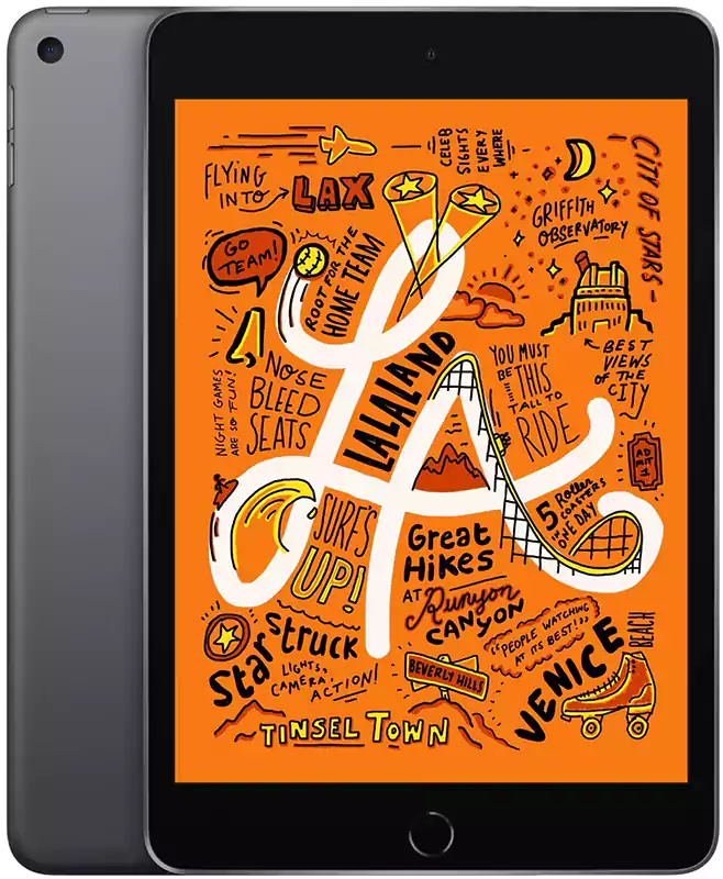 Apple iPad Mini 2019, 7.9 Inch Display, 256 GB Internal Memory, 3 GB RAM, 4G Network, Gray