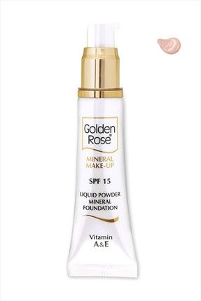 GOLDEN ROSE LIQUID POWDER MINERAL FOUNDATION 03