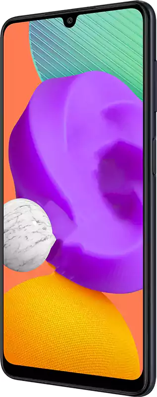 Samsung Galaxy M22 Dual SIM Mobile, 128GB Internal Memory, 4GB RAM, 4G LTE Network, Black