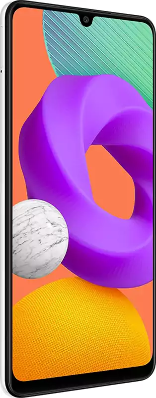 Samsung Galaxy M22 Dual SIM Mobile, 128GB Internal Memory, 4GB RAM, 4G LTE Network, White