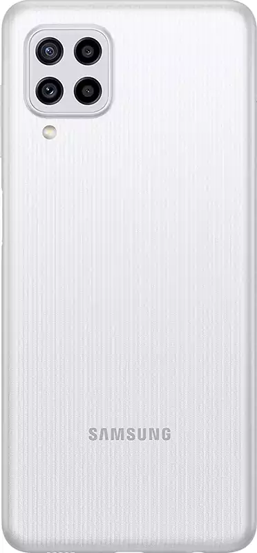 Samsung Galaxy M22 Dual SIM Mobile, 128GB Internal Memory, 4GB RAM, 4G LTE Network, White