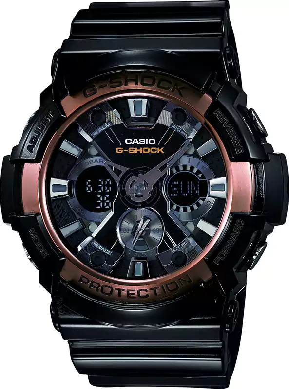 Casio G-Shock Special Color Models Series Black Watch GA200RG-1A
