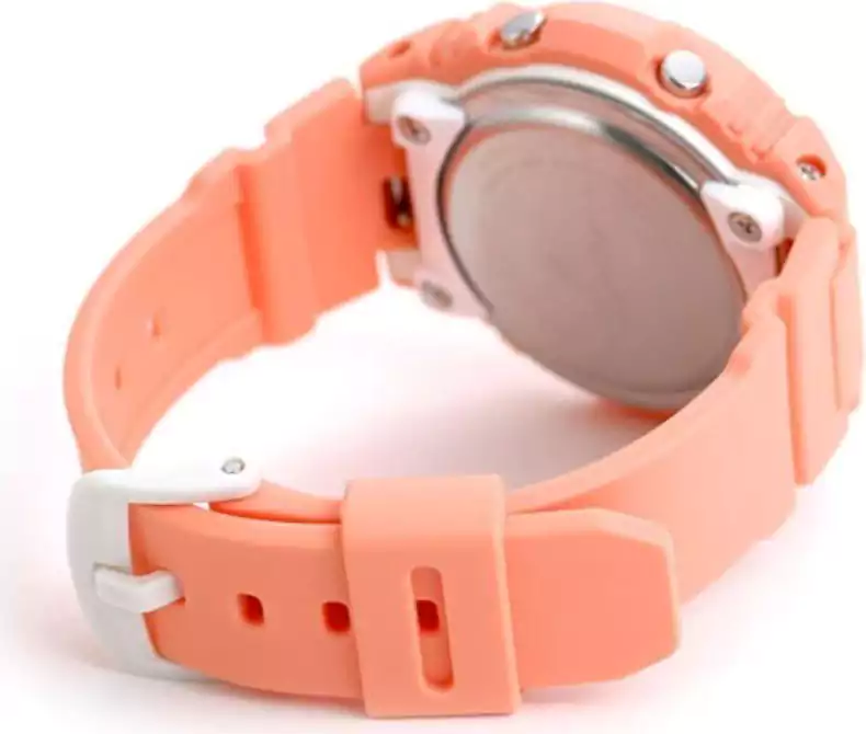 Casio Baby G Watch for Women, Analog and Digital, Resin Strap, Orange, BGA-260-4ADR