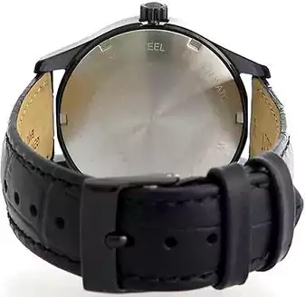 Citizen Watch for Men, Analog, Leather Strap, Black, NH8365-19F