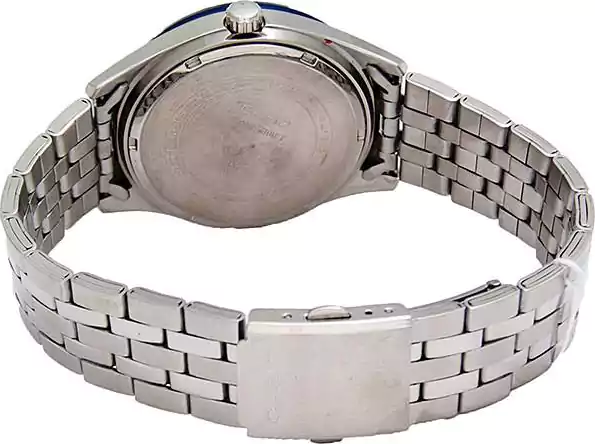 Casio Watch for Men, Analog, Stainless Steel Strap, Silver, MTP-1352D-8B1VDF