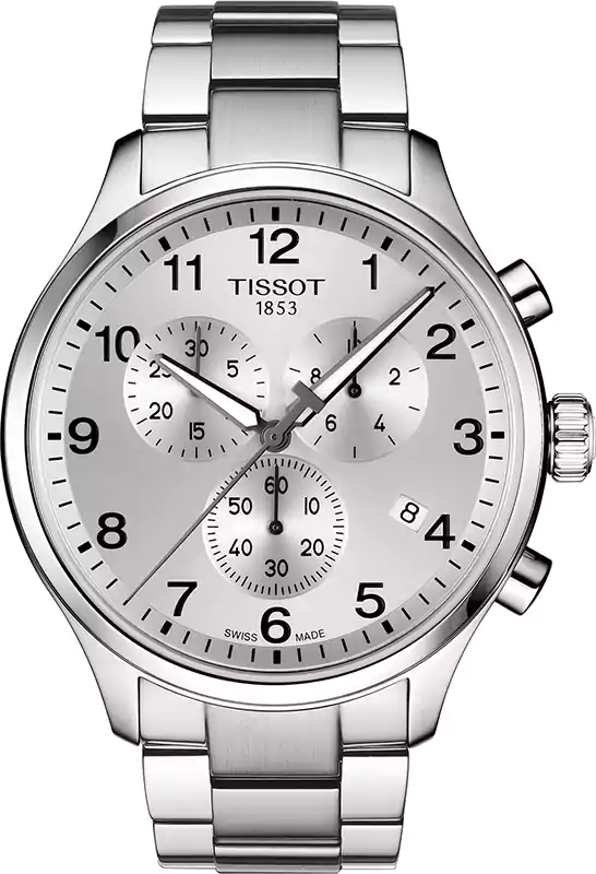 Tissot 1853 Watch for Men Analog Stainless Steel Strap Silver T116.617.11.037