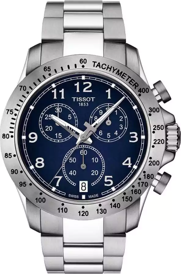 Tissot Men's Round Shape Stainless steel Strap Analog Wrist Watch, Silver , T106.417.11.042
