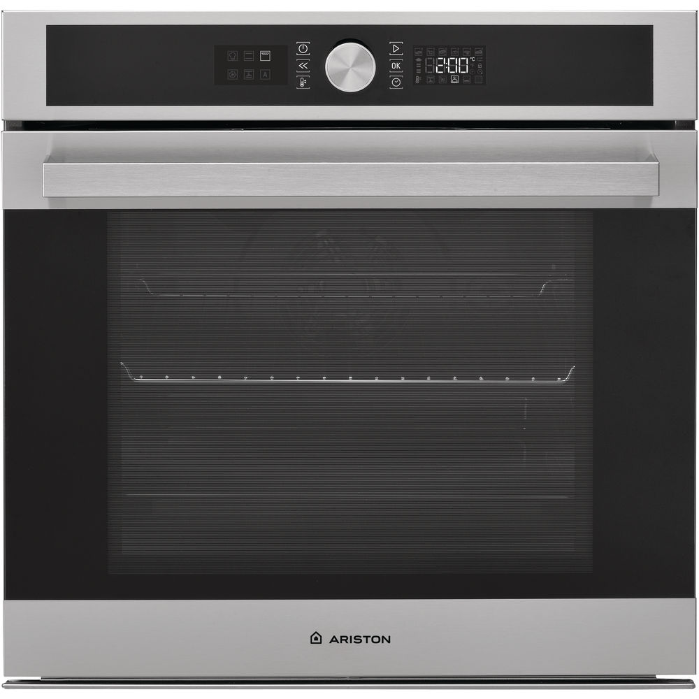 silver electric oven