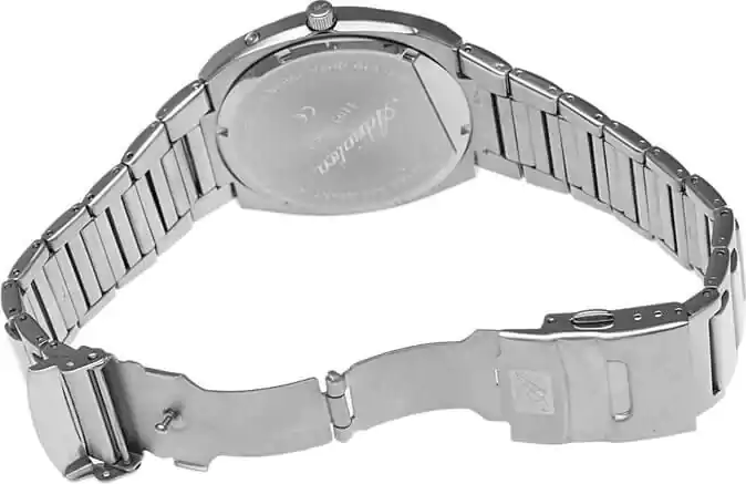 ADRIATICA Men's Round Shape Stainless steel Strap Analog Wrist Watch, Silver , A1105.51B3QF
