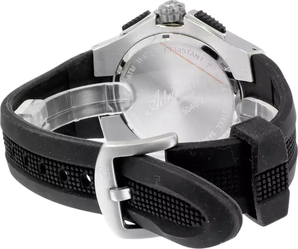 ADRIATICA Men's Round Shape  Analog Wrist Watch, Black, A1119.5213CH