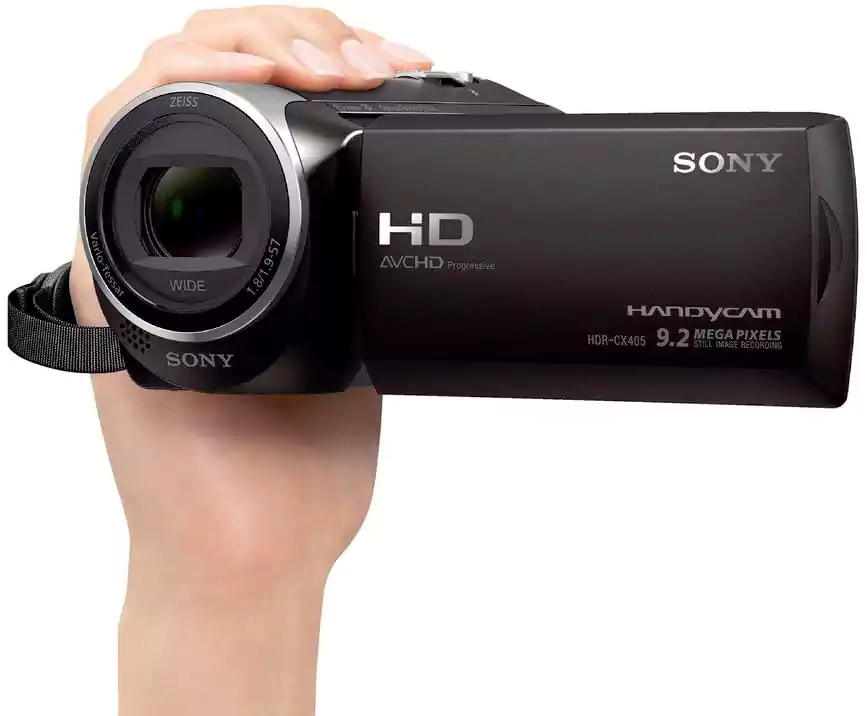 كاميرا سوني HDR-CX405، دقة 9.2 ميجابكسل Full HD، شاشة 2.7 بوصة، اسود