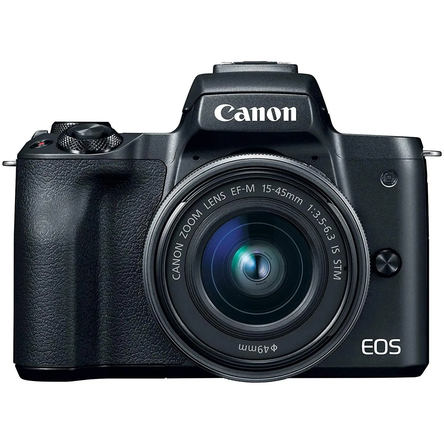 كاميرا كانون EOS M50، دقة 24.1 ميجابكسل، عدسة 15-45 ملم، اسود