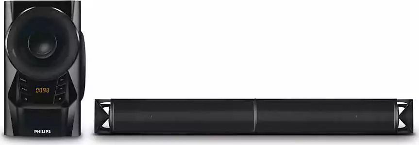 سماعات صب مسرح منزلي من فيليبس، 60 وات، 3 وحدات، بلوتوث، usb، أسود، MMS2160B