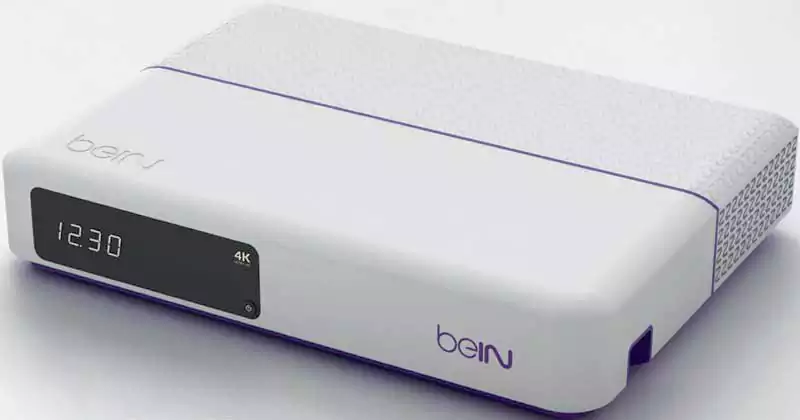 BeIN Sport Receiver, Powerd by 4K technology, medium size, 1 TB external capacity, white