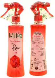 Milva spray air freshener, rose scent, 400 ml, red