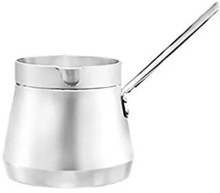 El Dahan Aluminum Tea Pot with Stainless Handle, Size 6 - Silver