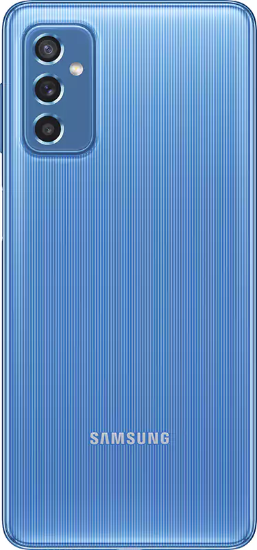 Samsung Galaxy M52 Dual SIM Mobile, 128GB Internal Memory, 8GB RAM, 5G Network, Blue