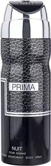 مزيل عرق سبراي  بريما نويت من امبير للرجال 200 مل