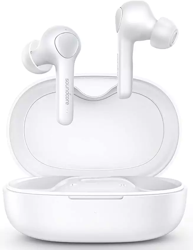 سماعة أذن لاسلكية  أنكر ساوندكور لايبرتي 2 برو A3909H21، بلوتوث، أبيض