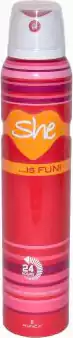 مزيل عرق سبراي اذ فان من شي للنساء 200 مل