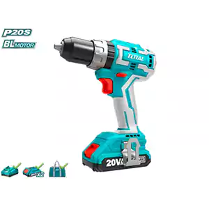شنيور+ 2بطاريه 20فولت TOTAL IMPACT DRILL P20S TIDILI20608