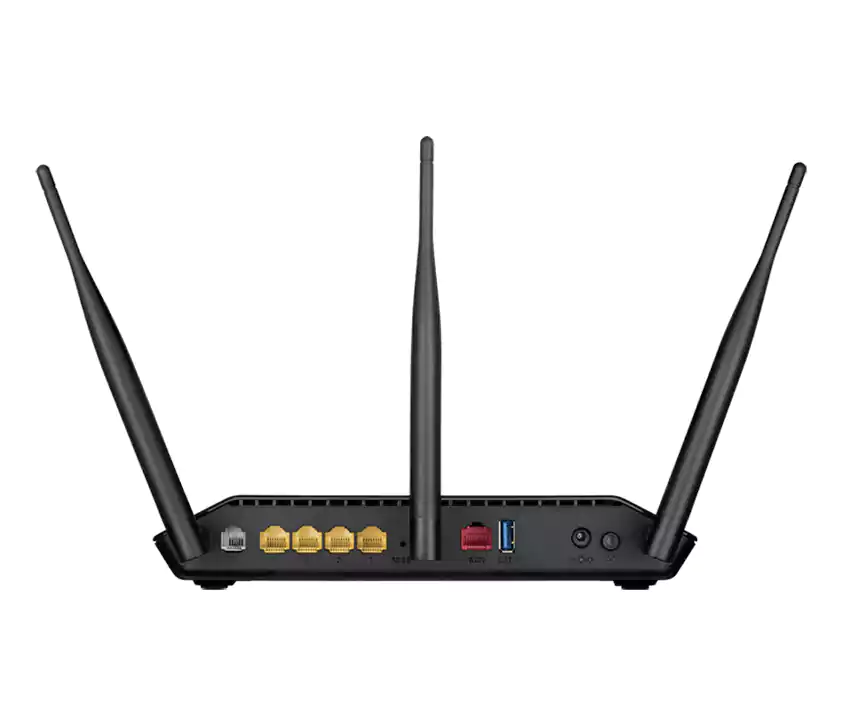 D-Link Wireless Modem Router, ADSL2+-VDSL2, Black, DSL-2888A