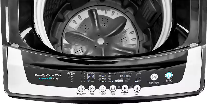 Zanussi Top Loading Washing Machine, 10KG, Digital Display, White, ZWT10710W