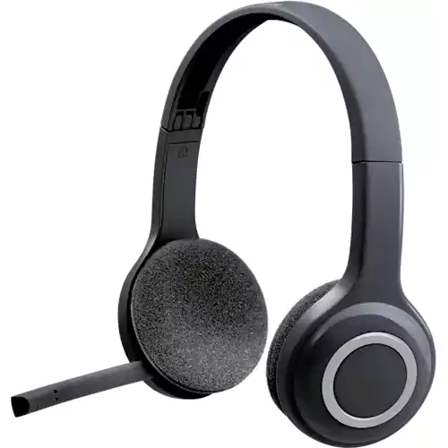 LOGITECH H600.000342 wireless Over Ear Headphone, Bluetooth up to 10 m, Works with Windows and Mac systems on USB-A ports, ultra-comfortable foam padded  , Black