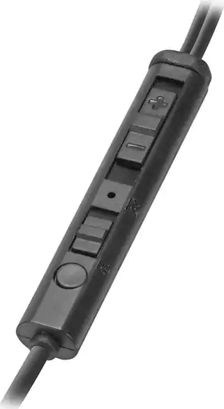 Speedlink juzar Wired Earphone SL-860020, balanced sound, visible control buttons, Black