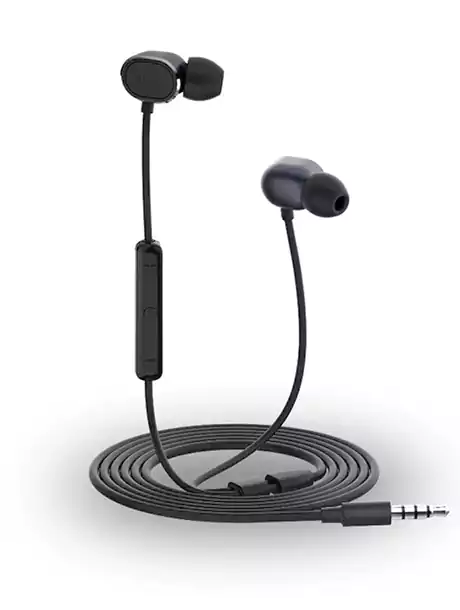 سماعة أذن سلكية سامسونج AKG N28، صوت واضح، أزرار تحكم ظاهرة، أسود