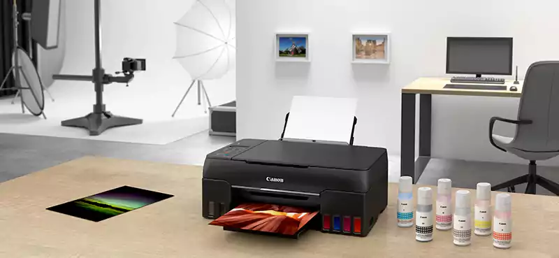 Canon PIXMA G640 Inkjet Printer (Print - Copy - Scan - Cloud), Wi-Fi, Black