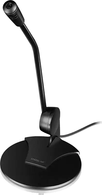 ميكروفون عالي النقاء والجودة بحامل لسطح المكتب من سبيد لينك