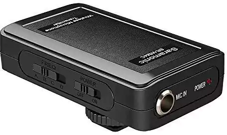 Saramonic Lavalier Microphone System, Wireless, Handheld Camera Mount Receiver, Black, SR-WM4C