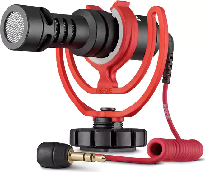 Rode Wired Condenser Microphone, Portaple, Black, VideoMicro
