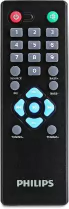 Philips subwoofer speakers, Bluetooth, 120 Watt, remote control, black, SPA8000B