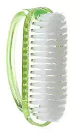 Migo Nail Exfoliating and Cleaning Brush with Handle, 1 Piece, Green